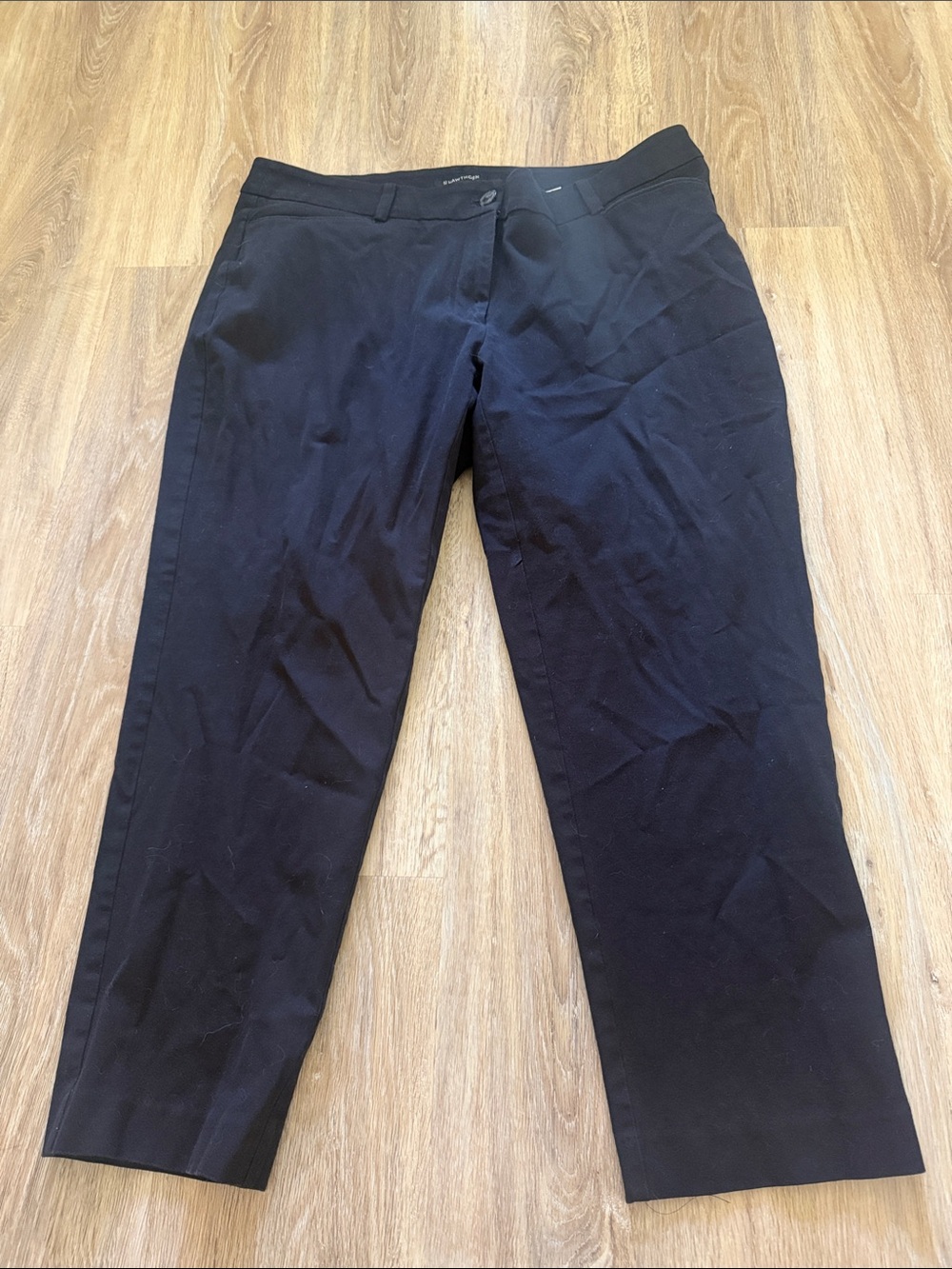 41 Hawthorn Black Ankle Pants - Cropped Tailored Fit